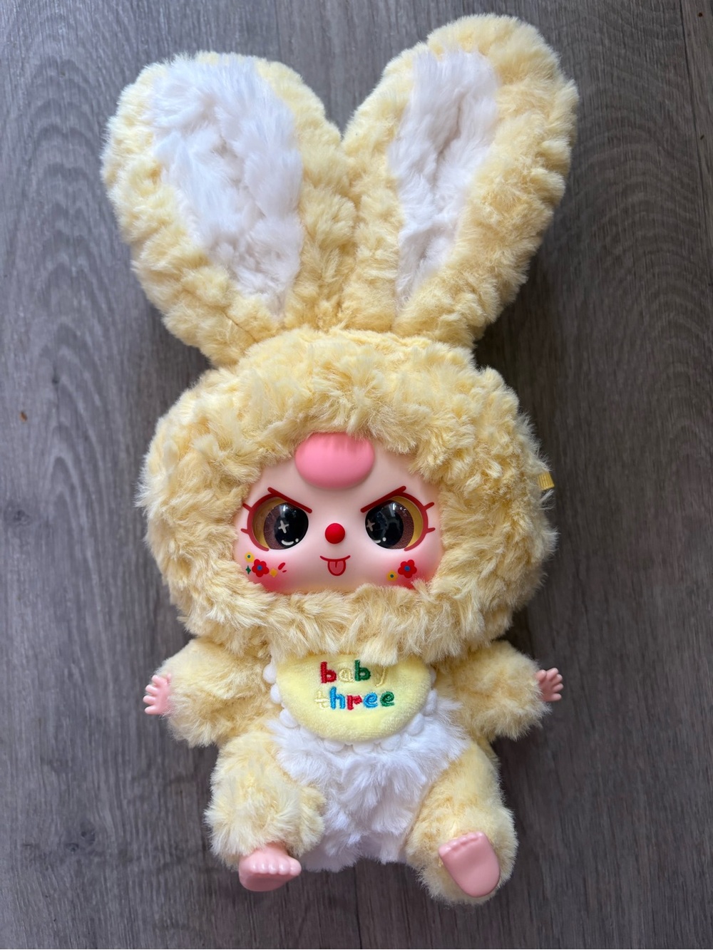 Baby Three blind box yellow rabbit